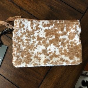 Cowhide Clutch Small Wristlet